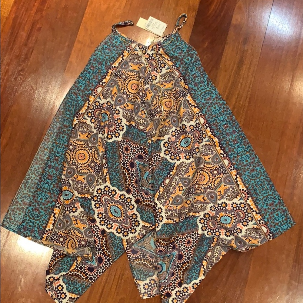 Pattern flowy dress